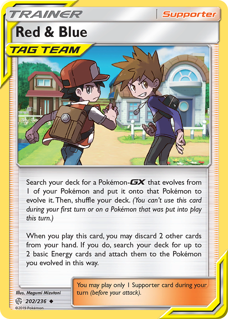 Red & Blue (202/236) [Sun & Moon: Cosmic Eclipse] | Silver Goblin