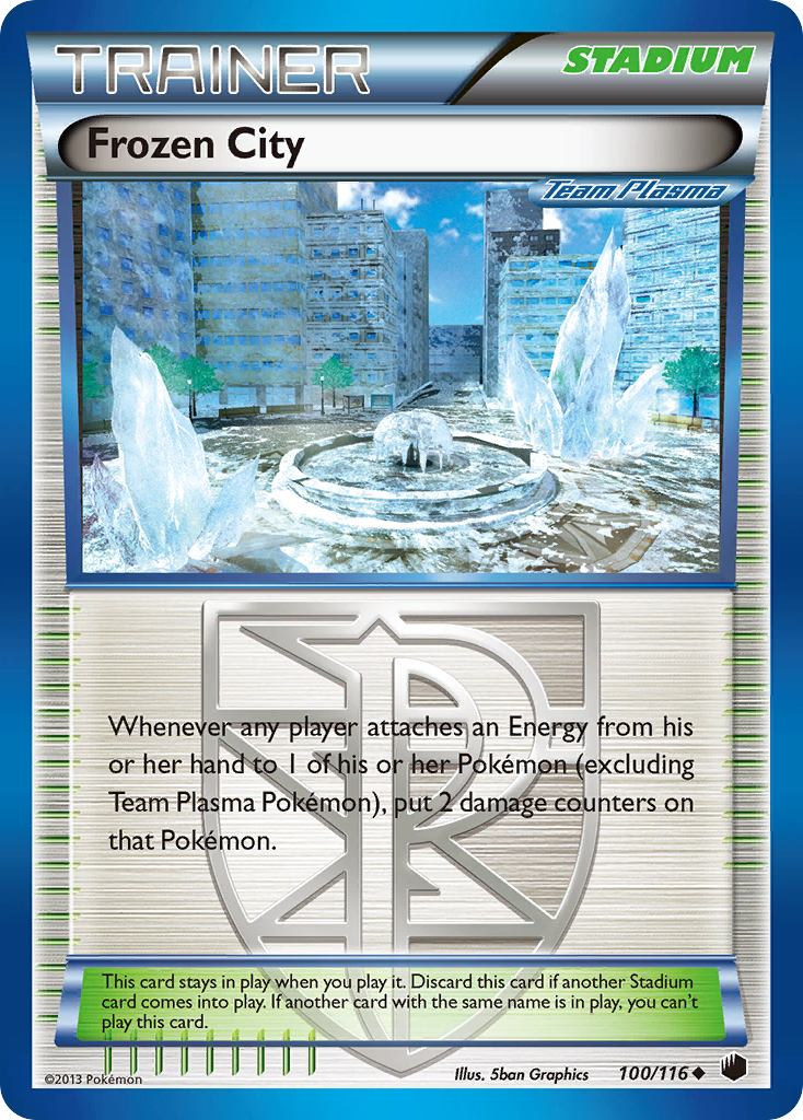 Frozen City (100/116) [Black & White: Plasma Freeze] | Silver Goblin