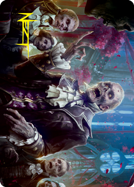 Undead Butler Art Card (Gold-Stamped Signature) [Innistrad: Crimson Vow Art Series] | Silver Goblin