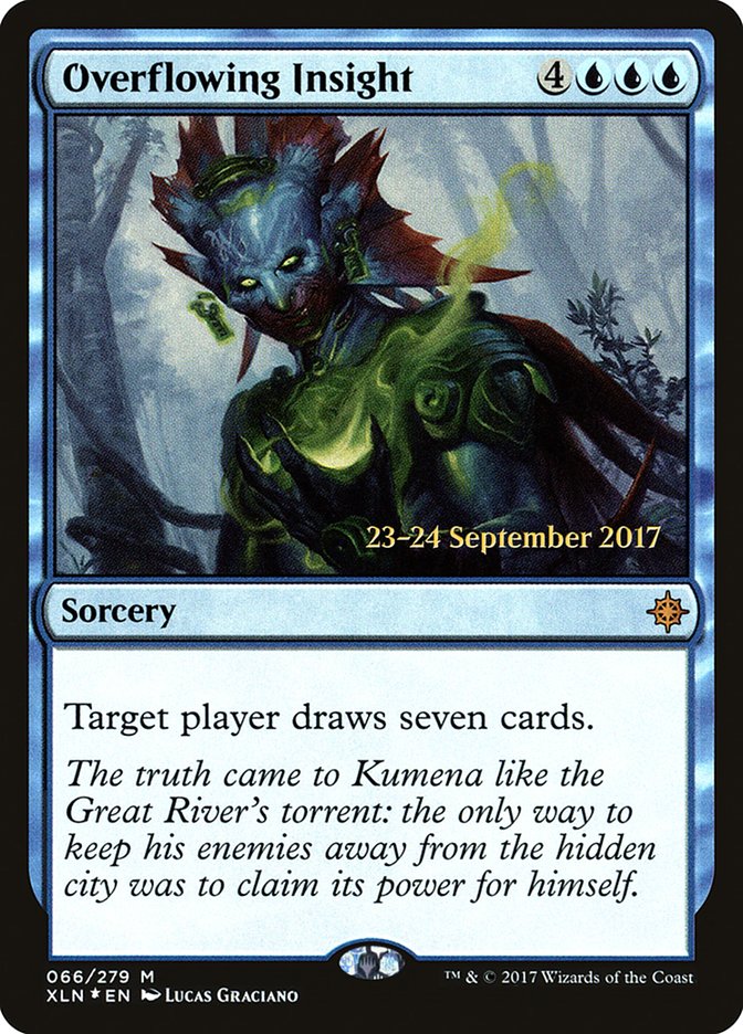 Overflowing Insight [Ixalan Prerelease Promos] | Silver Goblin