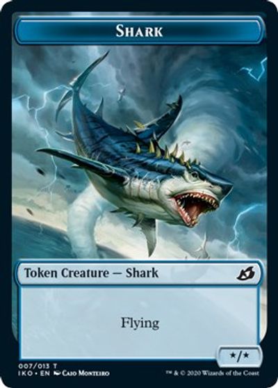 Angel Warrior // Shark Double-Sided Token [Challenger Decks 2021 Tokens] | Silver Goblin