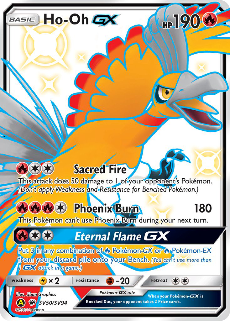 Ho-Oh GX (SV50/SV94) [Sun & Moon: Hidden Fates - Shiny Vault] | Silver Goblin