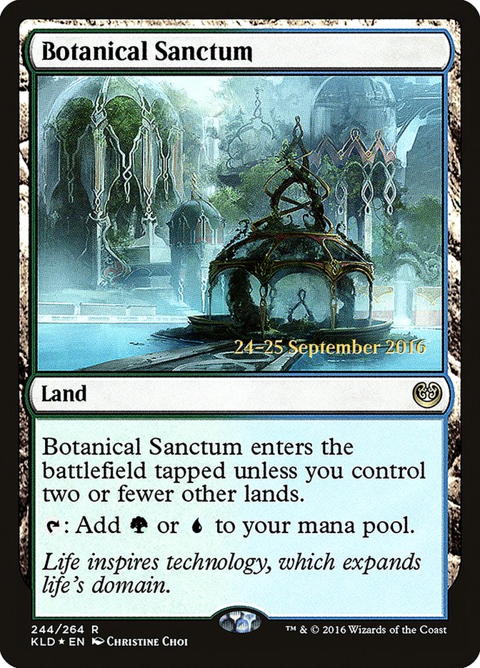 Botanical Sanctum [Kaladesh Prerelease Promos] | Silver Goblin
