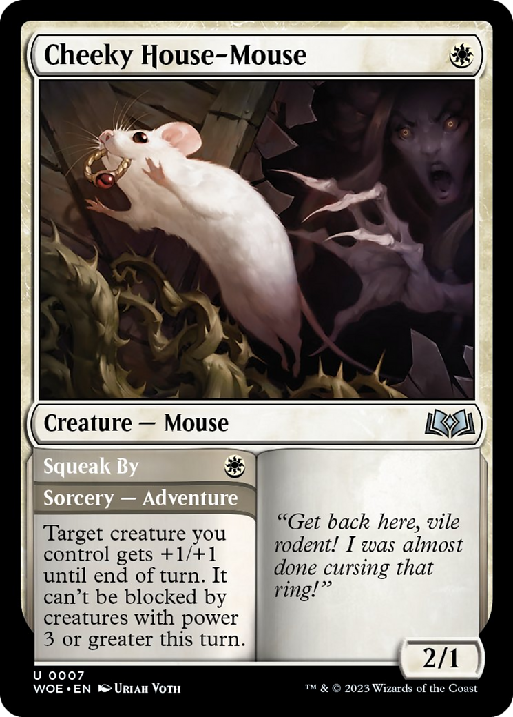 Cheeky House-Mouse [Wilds of Eldraine] | Silver Goblin