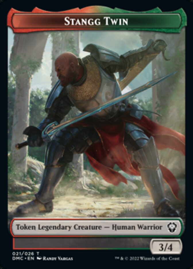 Stangg Twin Token [Dominaria United Commander Tokens] | Silver Goblin