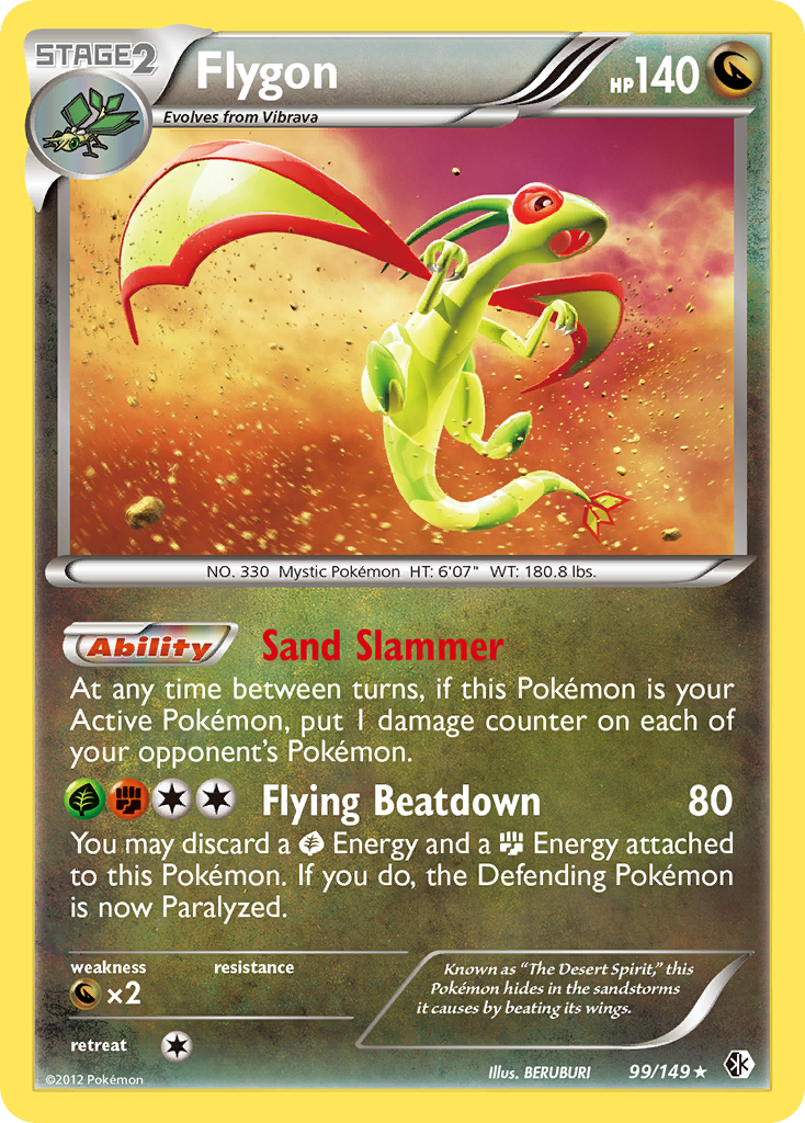 Flygon (99/149) [Black & White: Boundaries Crossed] | Silver Goblin