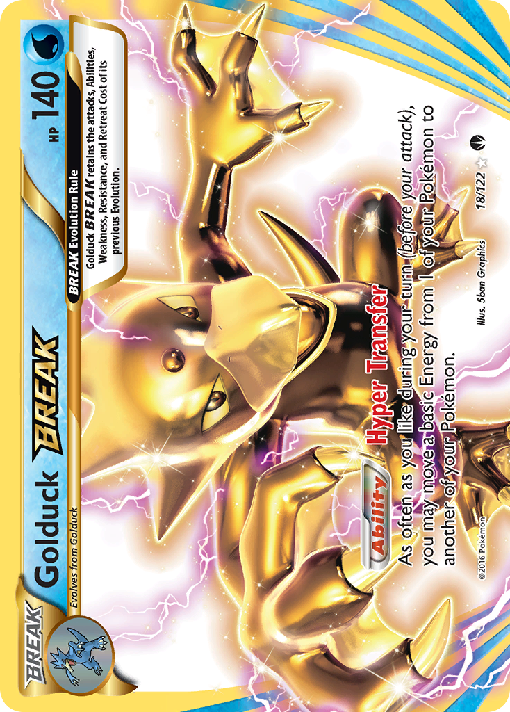 Golduck BREAK (18/122) [XY: BREAKpoint] | Silver Goblin