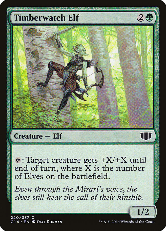 Timberwatch Elf [Commander 2014] | Silver Goblin