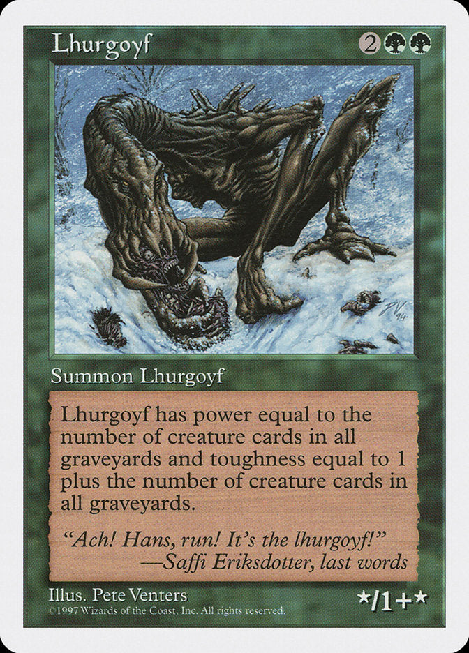 Lhurgoyf [Fifth Edition] | Silver Goblin