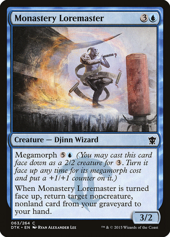 Monastery Loremaster [Dragons of Tarkir] | Silver Goblin