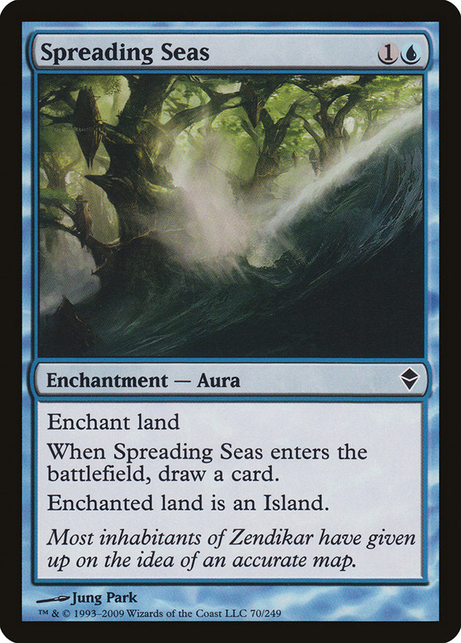 Spreading Seas [Zendikar] | Silver Goblin
