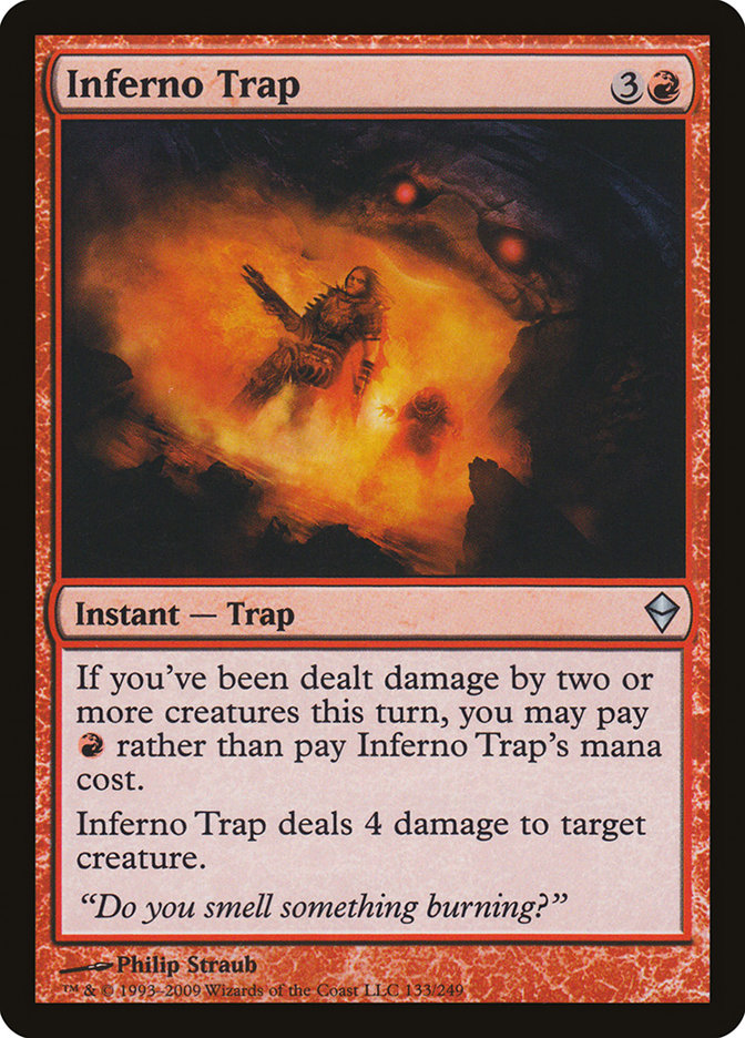 Inferno Trap [Zendikar] | Silver Goblin