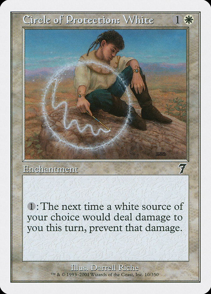 Circle of Protection: White [Seventh Edition] | Silver Goblin