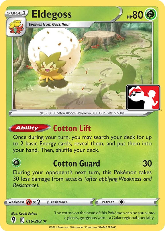 Eldegoss (016/203) [Prize Pack Series One] | Silver Goblin