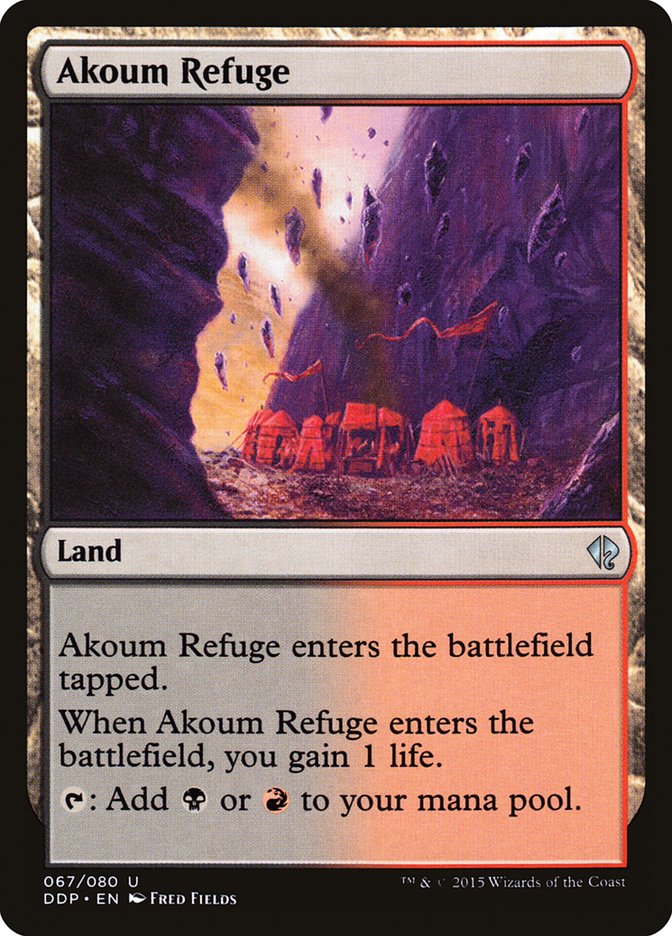 Akoum Refuge [Duel Decks: Zendikar vs. Eldrazi] | Silver Goblin