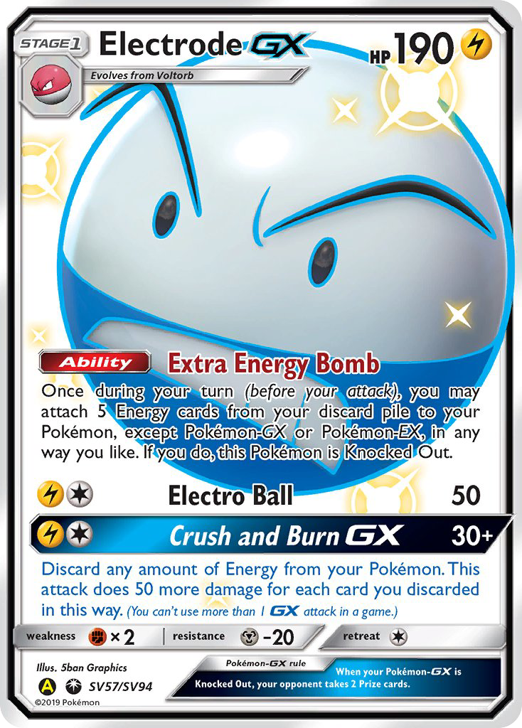 Electrode GX (SV57/SV94) [Sun & Moon: Hidden Fates - Shiny Vault] | Silver Goblin