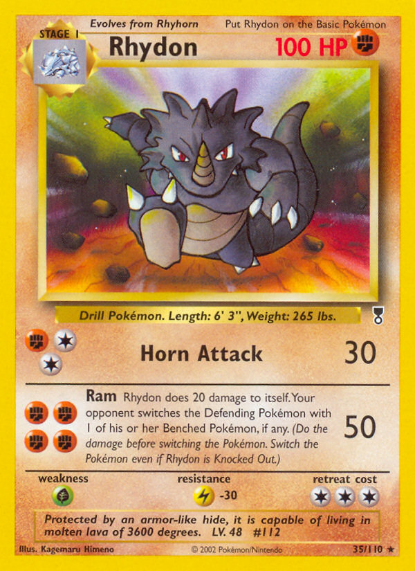 Rhydon (35/110) [Legendary Collection] | Silver Goblin