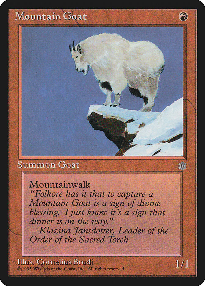 Mountain Goat [Ice Age] | Silver Goblin
