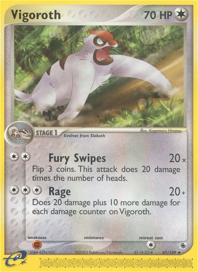 Vigoroth (47/109) [EX: Ruby & Sapphire] | Silver Goblin