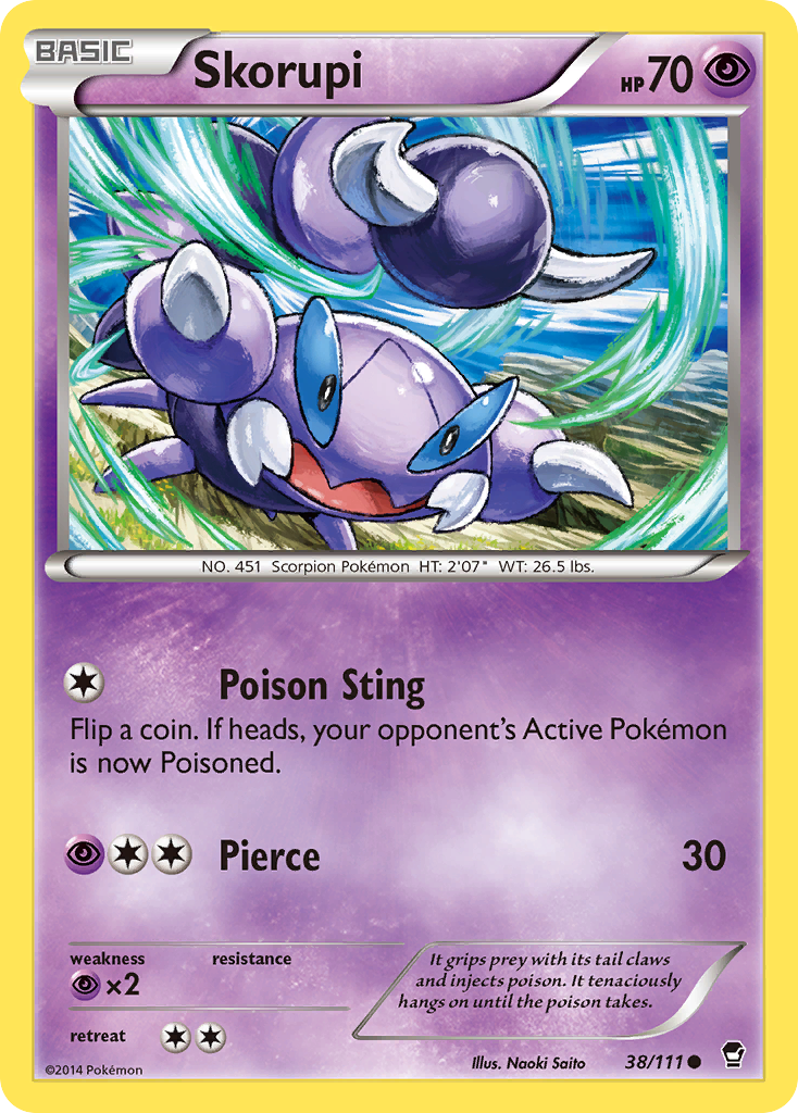 Skorupi (38/111) [XY: Furious Fists] | Silver Goblin