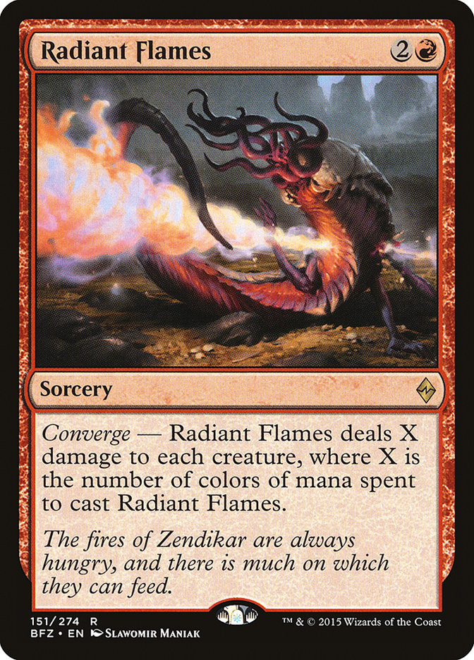 Radiant Flames [Battle for Zendikar] | Silver Goblin