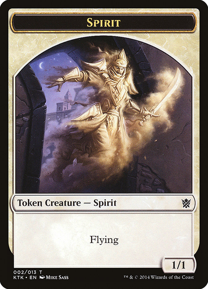 Spirit Token [Khans of Tarkir Tokens] | Silver Goblin