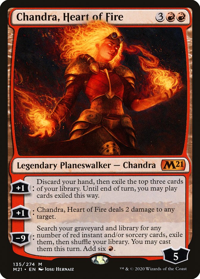 Chandra, Heart of Fire [Core Set 2021] | Silver Goblin