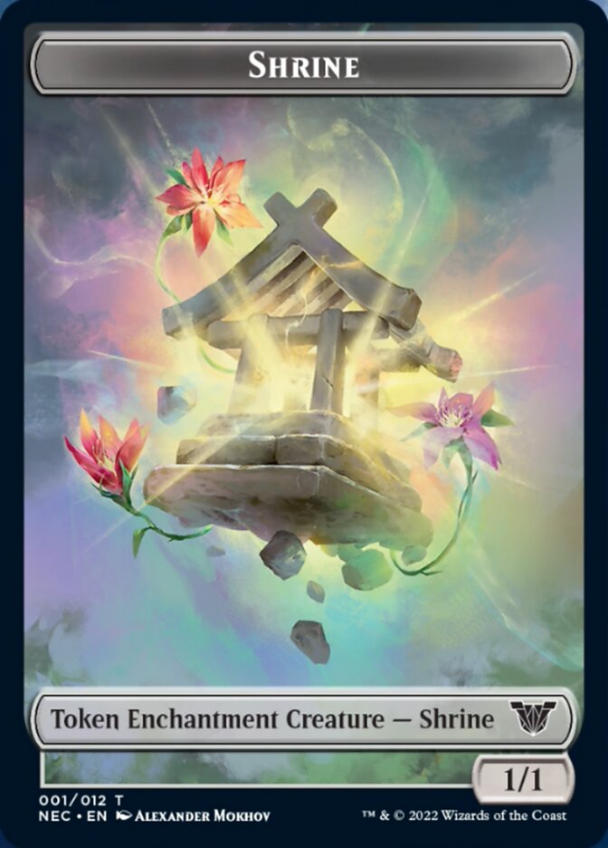 Shrine Token [Kamigawa: Neon Dynasty Commander Tokens] | Silver Goblin