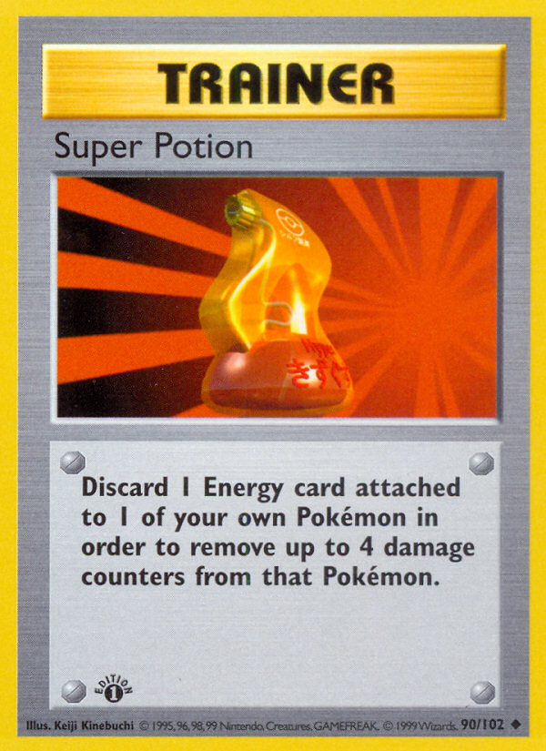 Super Potion (90/102) (Shadowless) [Base Set 1st Edition] | Silver Goblin