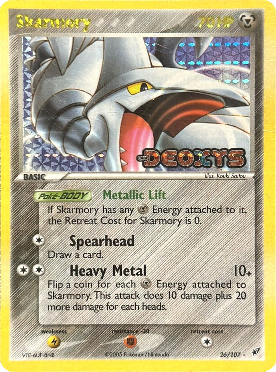 Skarmory (26/107) (Stamped) [EX: Deoxys] | Silver Goblin