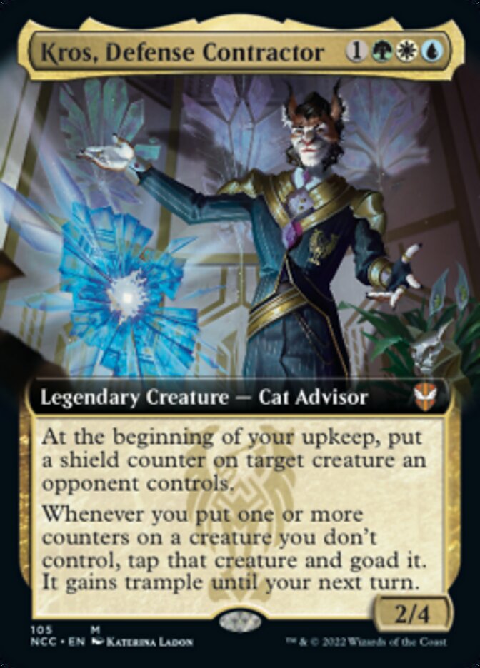 Kros, Defense Contractor (Extended Art) [Streets of New Capenna Commander] | Silver Goblin