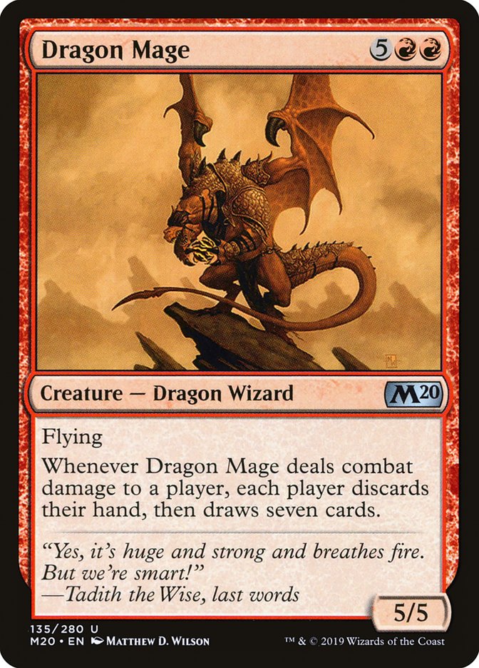 Dragon Mage [Core Set 2020] | Silver Goblin