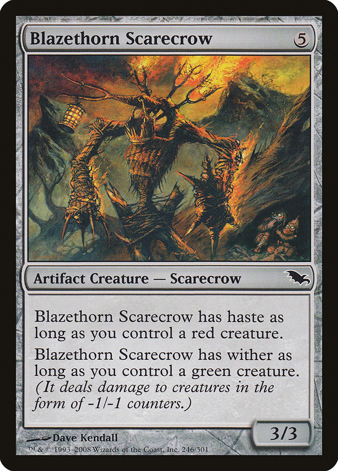 Blazethorn Scarecrow [Shadowmoor] | Silver Goblin