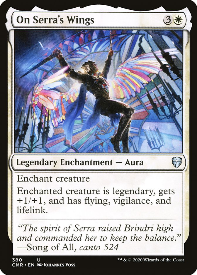 On Serra's Wings [Commander Legends] | Silver Goblin