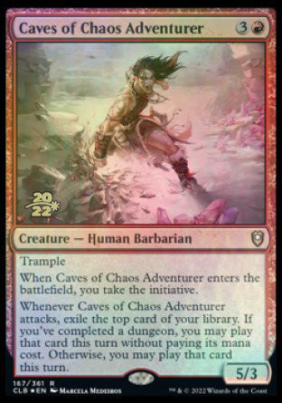 Caves of Chaos Adventurer [Commander Legends: Battle for Baldur's Gate Prerelease Promos] | Silver Goblin
