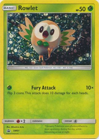 Rowlet (SM01) (General Mills Promo) [Sun & Moon: Black Star Promos] | Silver Goblin