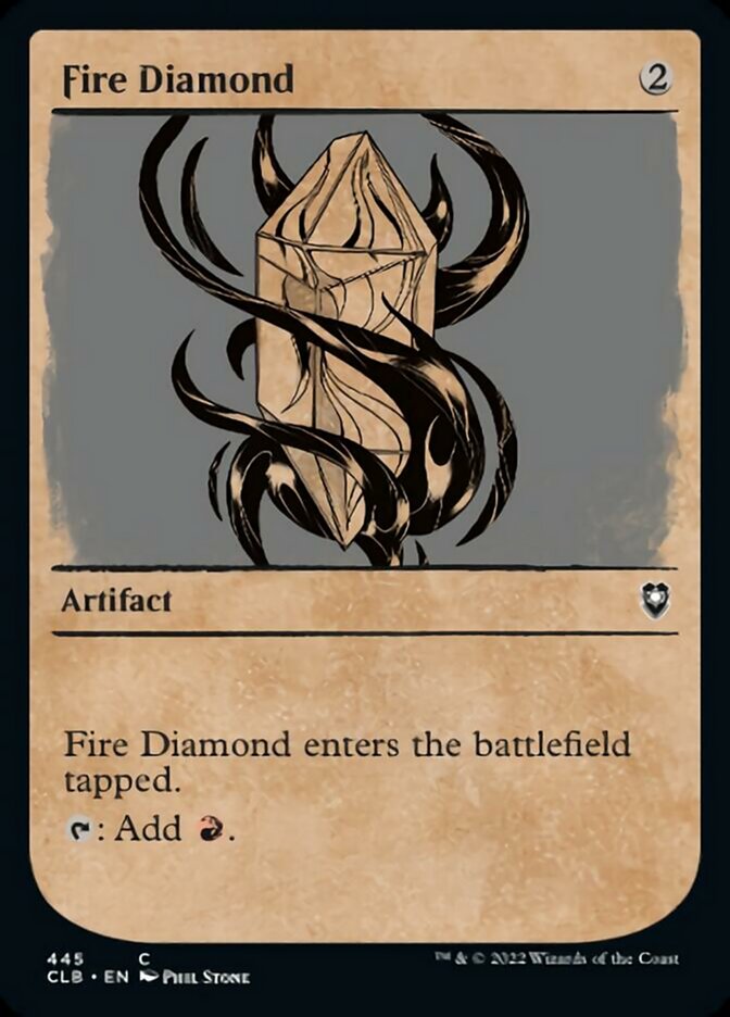 Fire Diamond (Showcase) [Commander Legends: Battle for Baldur's Gate] | Silver Goblin