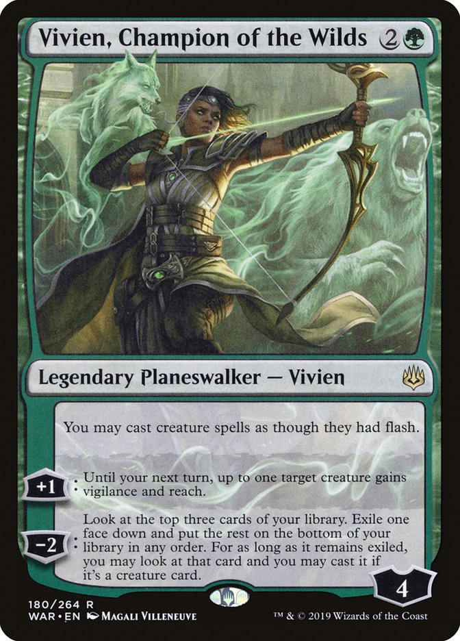 Vivien, Champion of the Wilds [War of the Spark] | Silver Goblin