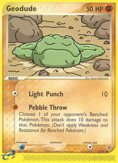 Geodude (55/97) [EX: Dragon] | Silver Goblin