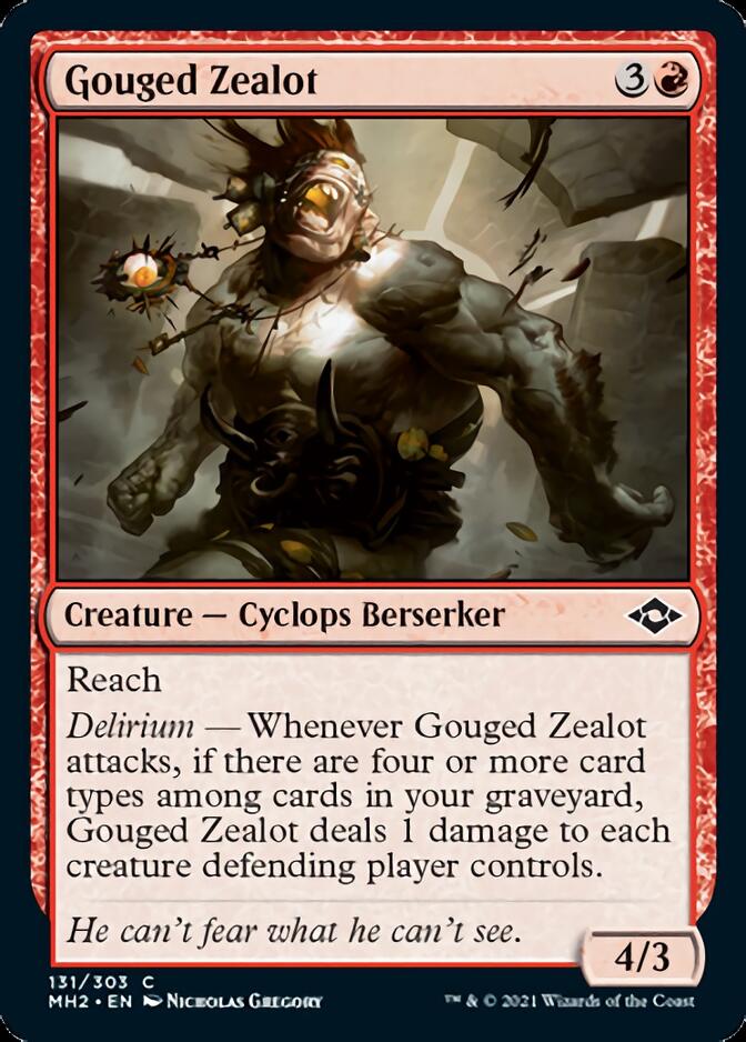Gouged Zealot [Modern Horizons 2] | Silver Goblin