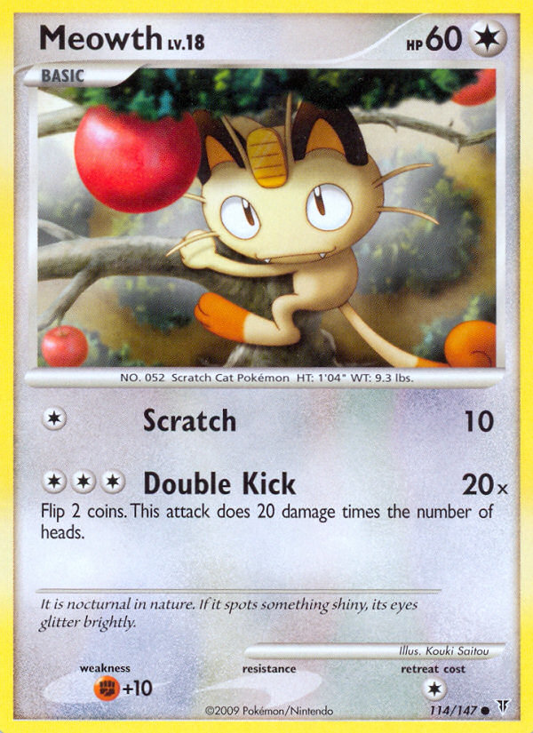 Meowth (114/147) [Platinum: Supreme Victors] | Silver Goblin