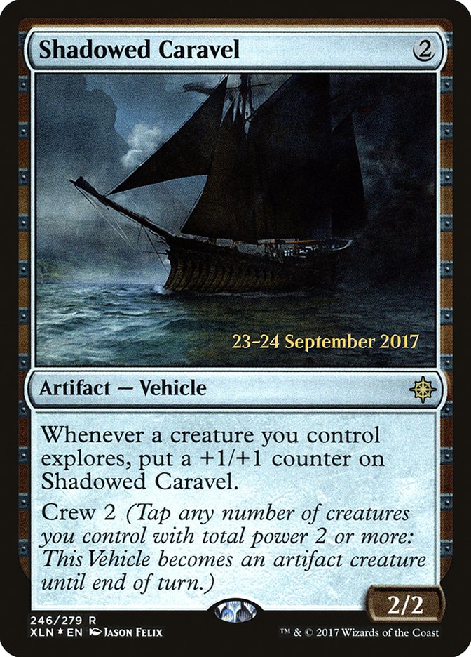 Shadowed Caravel [Ixalan Prerelease Promos] | Silver Goblin