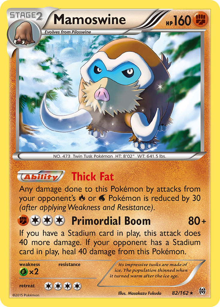 Mamoswine (82/162) [XY: BREAKthrough] | Silver Goblin