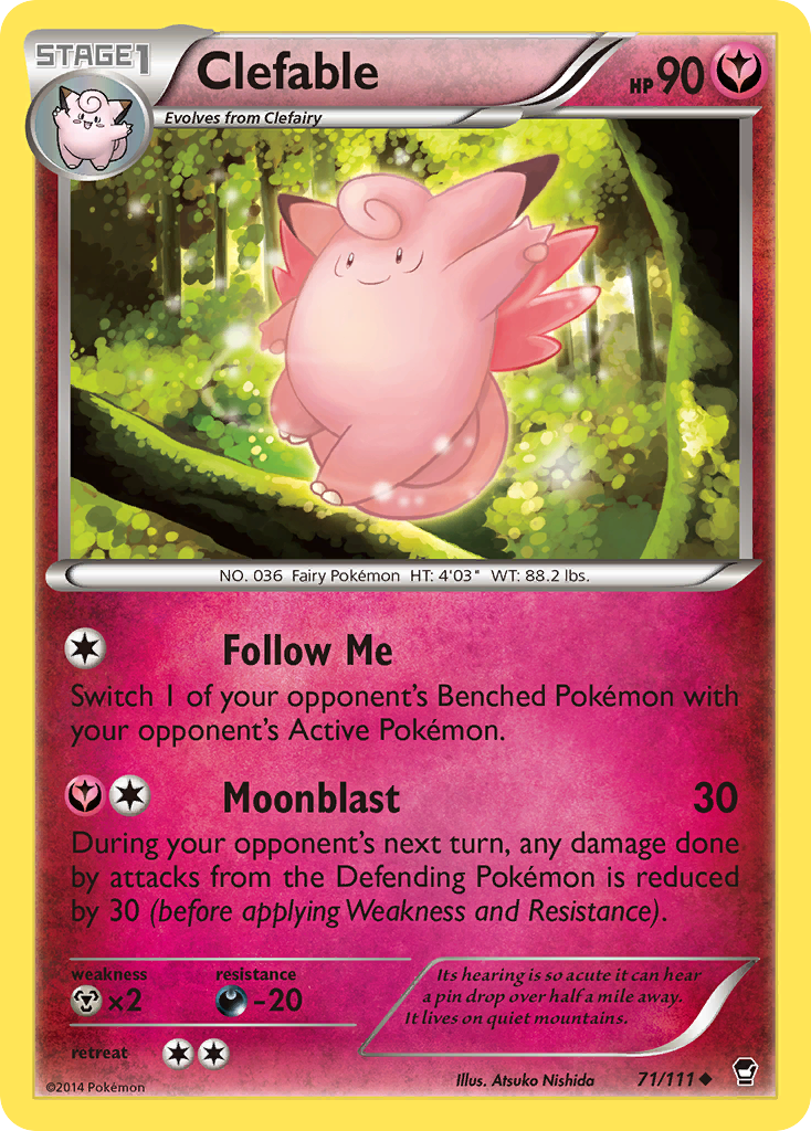 Clefable (71/111) [XY: Furious Fists] | Silver Goblin