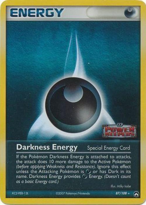 Darkness Energy (87/108) (Stamped) [EX: Power Keepers] | Silver Goblin