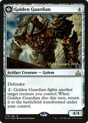 Golden Guardian // Gold-Forge Garrison [Rivals of Ixalan Prerelease Promos] | Silver Goblin