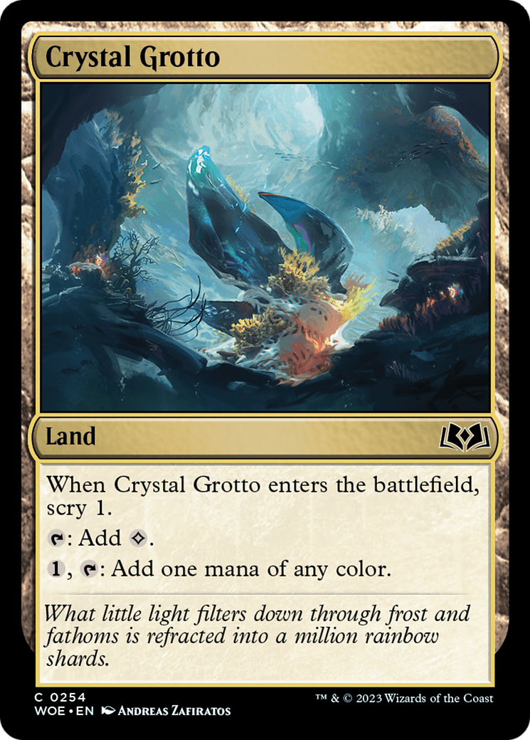 Crystal Grotto [Wilds of Eldraine] | Silver Goblin