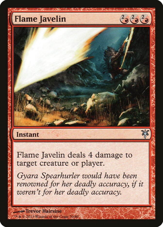 Flame Javelin [Duel Decks: Sorin vs. Tibalt] | Silver Goblin