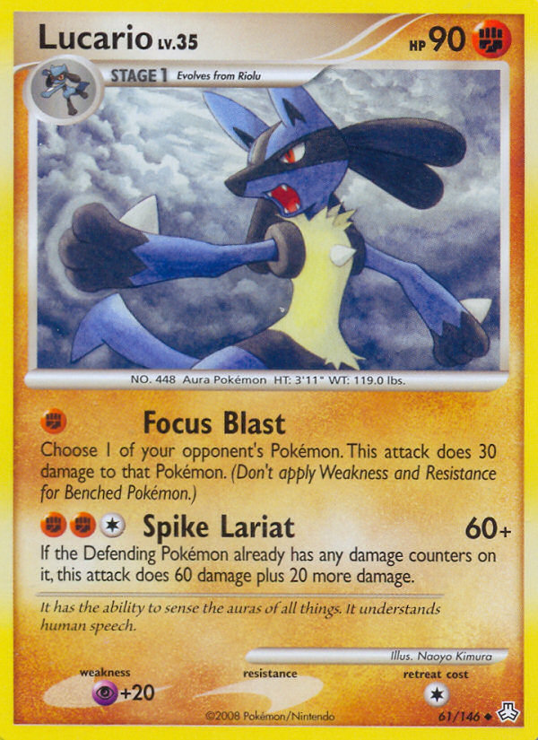 Lucario (61/146) [Diamond & Pearl: Legends Awakened] | Silver Goblin