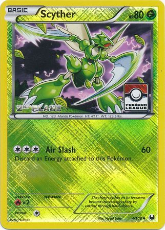 Scyther (4/108) (League Promo 2nd Place) [Black & White: Dark Explorers] | Silver Goblin